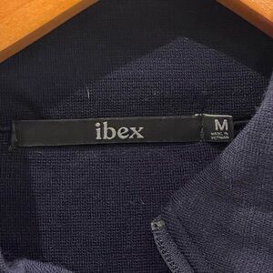 Navy Ibex zip up Men’s Medium